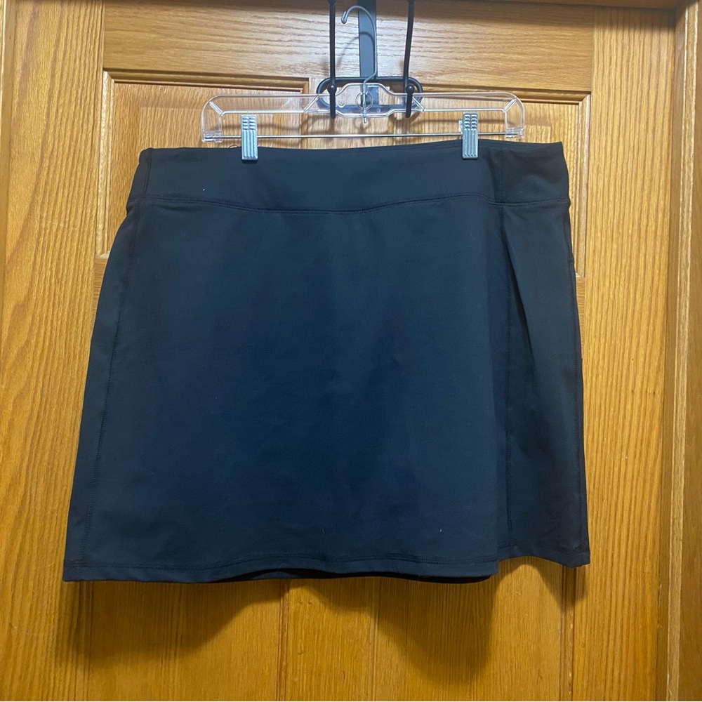 Lands End Black Athletic Skort